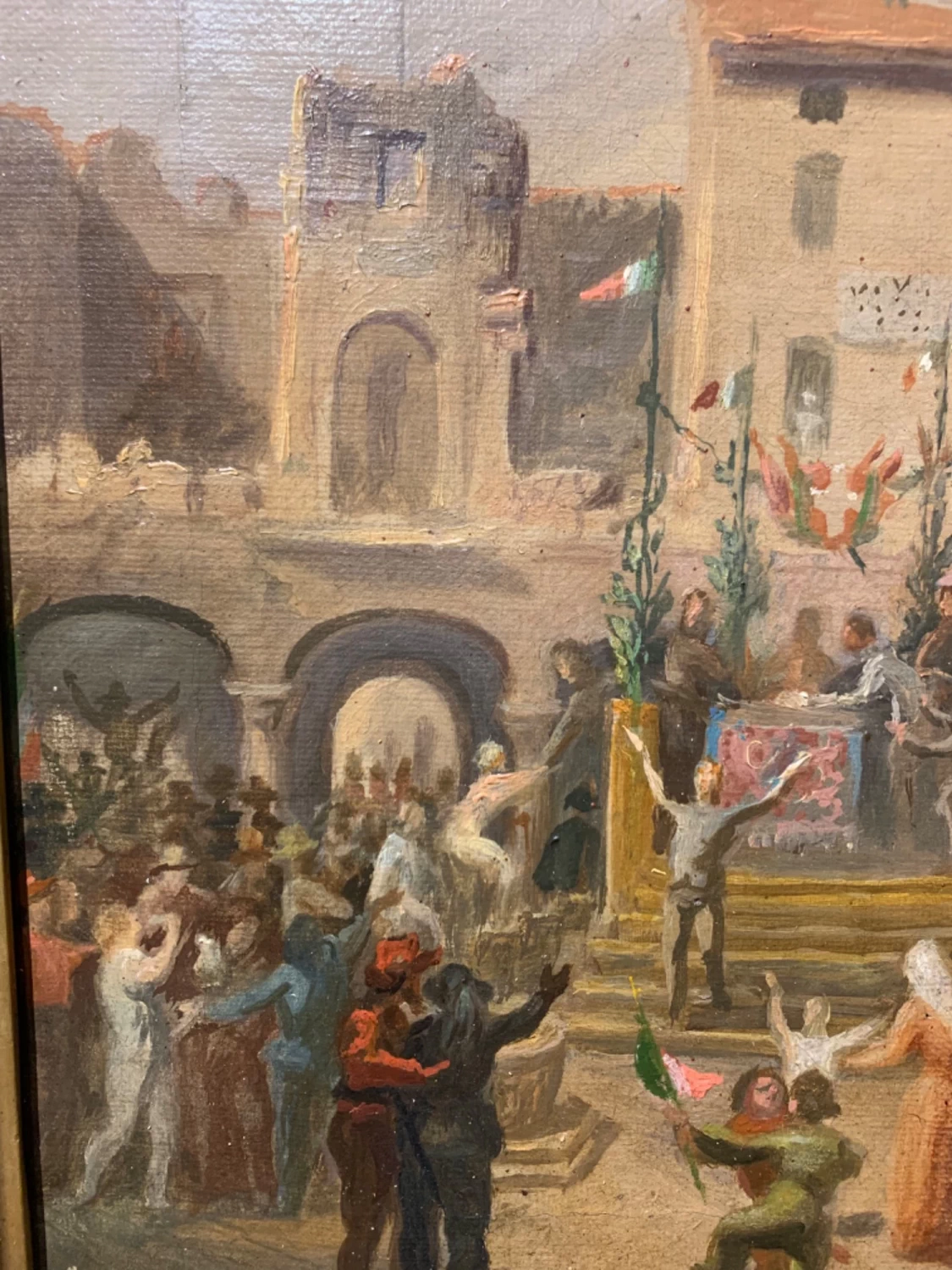 La vittoria del Sì nel Plebiscito del 2 ottobre 1870, per la decisione di annettere Roma e il Lazio in seguito alla presa di Roma nel Regno d'Italia - dettaglio
